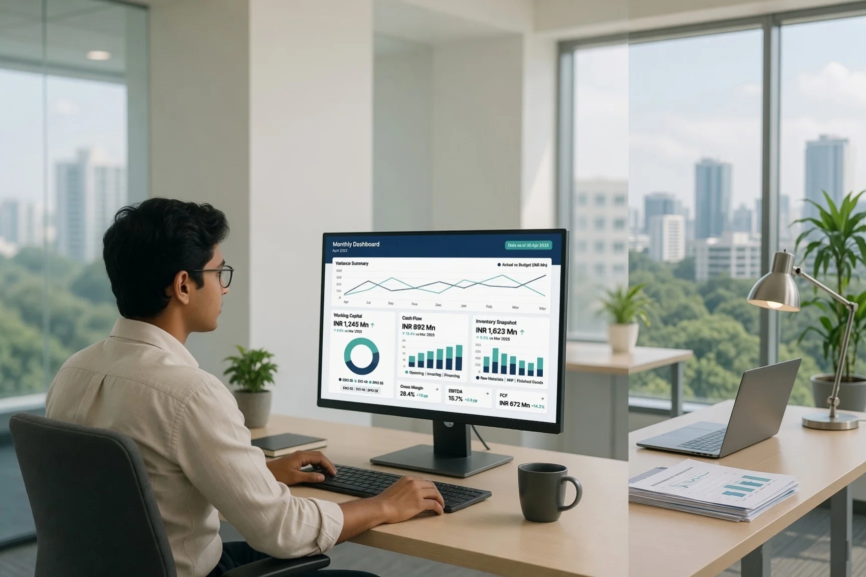 MIS dashboard and financial controls
